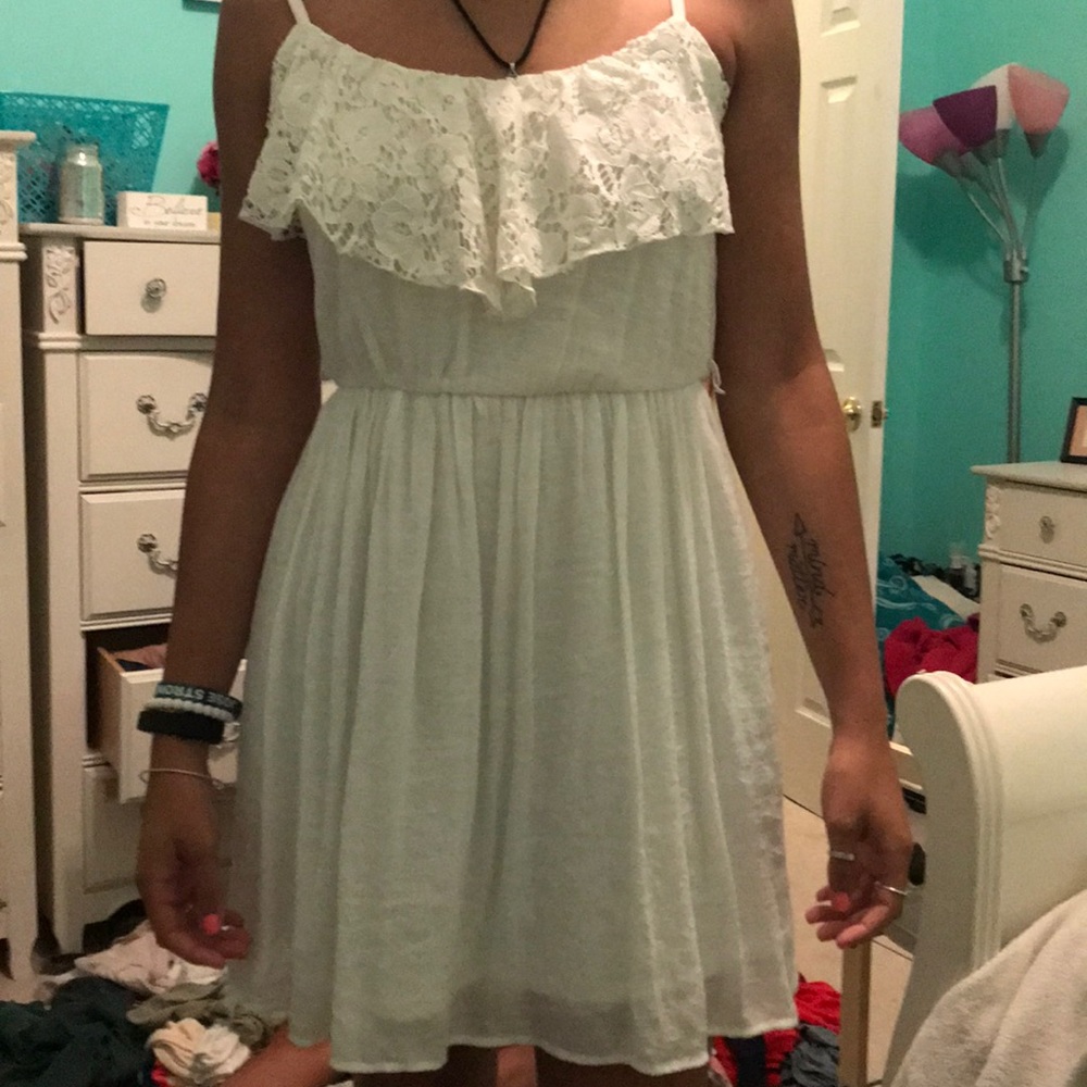 White dress!